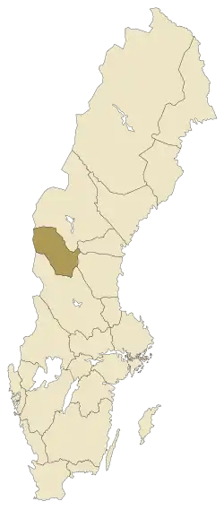 Localisation de Härjedalen