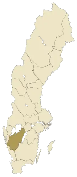 Localisation de Västergötland