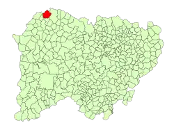 Localisation de Pereña de la Ribera