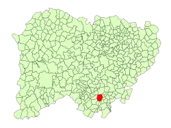 Localisation de Valdefuentes de Sangusín