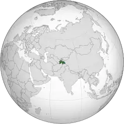 Description de l'image Tajikistan (orthographic projection).svg.