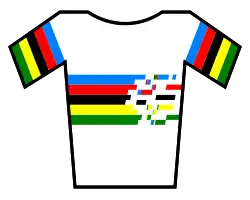 Description de l'image UCI Cycling Esports World Championship rainbow jersey.svg.