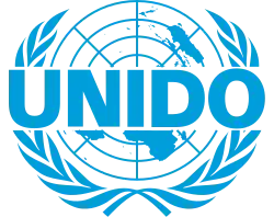 Logo de l'Organisation des Nations unies pour le développement industriel.