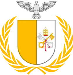 alt=Écusson de l' Équipe du Vatican