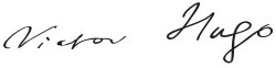 Description de l'image Victor Hugo Signature.svg.