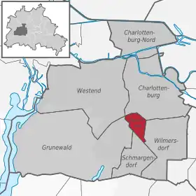 Localisation de Berlin-Halensee