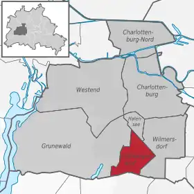 Localisation de Berlin-Schmargendorf