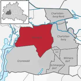 Localisation de Berlin-Westend