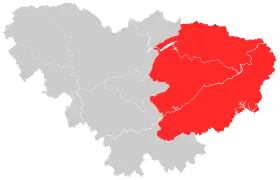 Localisation de Cílì Xiàn