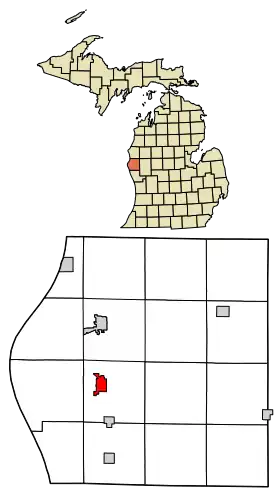 Localisation de Shelby