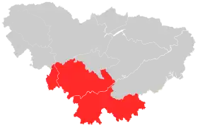 Localisation de Yǒngdìng Qū