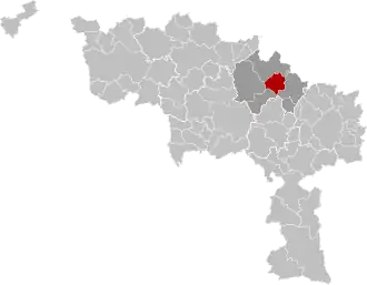 Localisation de Écaussinnes