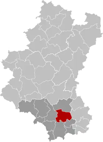 Localisation de Étalle