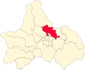 Localisation de Xīndū Qū