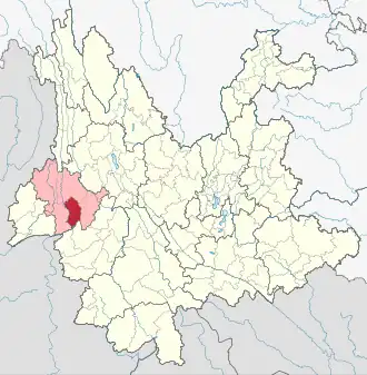 Localisation de Shīdiàn Xiàn