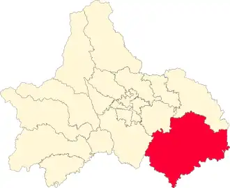 Localisation de Jiǎnyáng