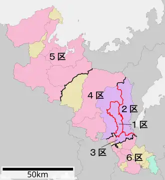 Carte de la circonscription.