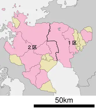 Carte de la circonscription.
