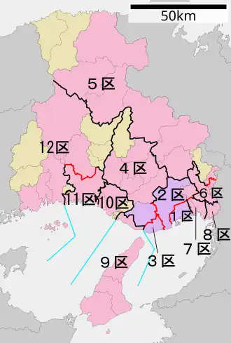 Carte de la circonscription.