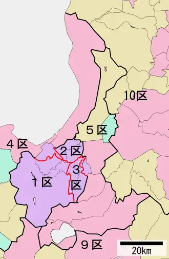 Carte de la circonscription.