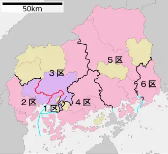 Carte de la circonscription.