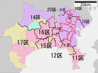 Carte de la circonscription.