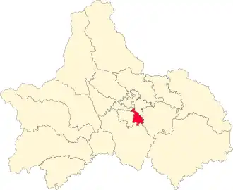 Localisation de Jǐnjiāng Qū