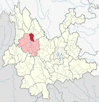 Localisation de Hèqìng Xiàn