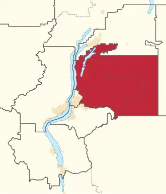 Carte de la circonscription