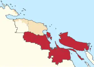 Carte de la circonscription