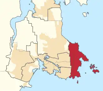 Carte de la circonscription