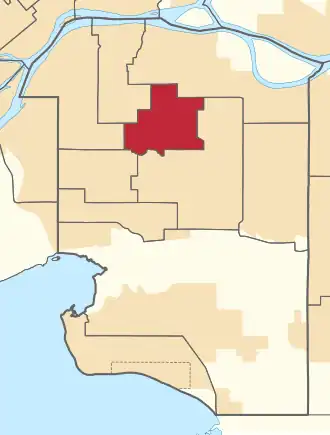 Carte de la circonscription