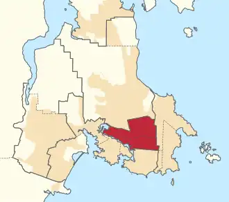 Carte de la circonscription