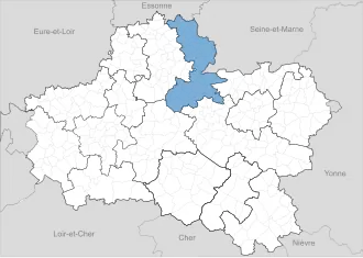 Localisation de Communauté de communes du Pithiverais Gâtinais