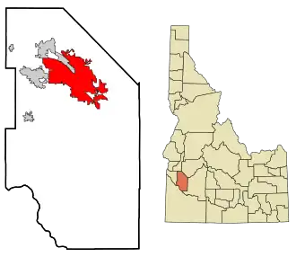 Localisation de Boise