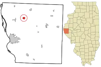 Localisation de Mendon