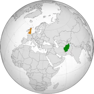 Afghanistan et Royaume-Uni