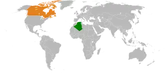 Canada et Algérie
