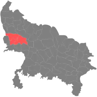 Localisation de Division d'Aligarh