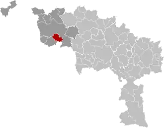 Localisation de Antoing