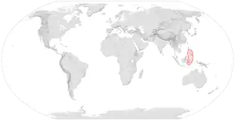 Description de l'image Apis nigrocincta distribution map.svg.