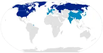 Carte de l'organisation