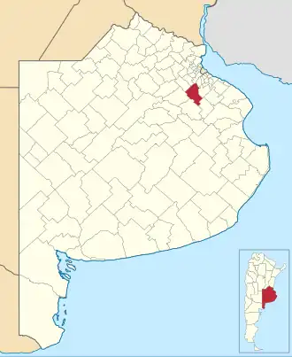 Localisation de Cañuelas