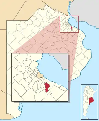 Localisation de Florencio Varela