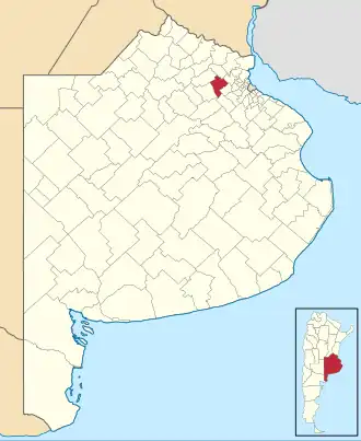 Localisation de Luján