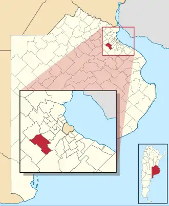 Localisation de Marcos Paz