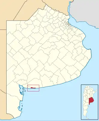 Localisation de Monte Hermoso