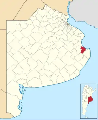 Localisation de Tordillo