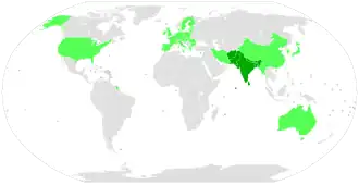 Carte de l'organisation
