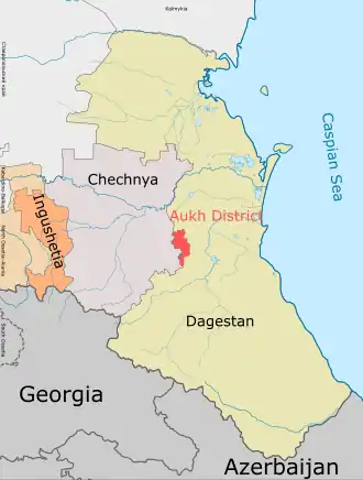 Localisation de Raïon de Aoukh